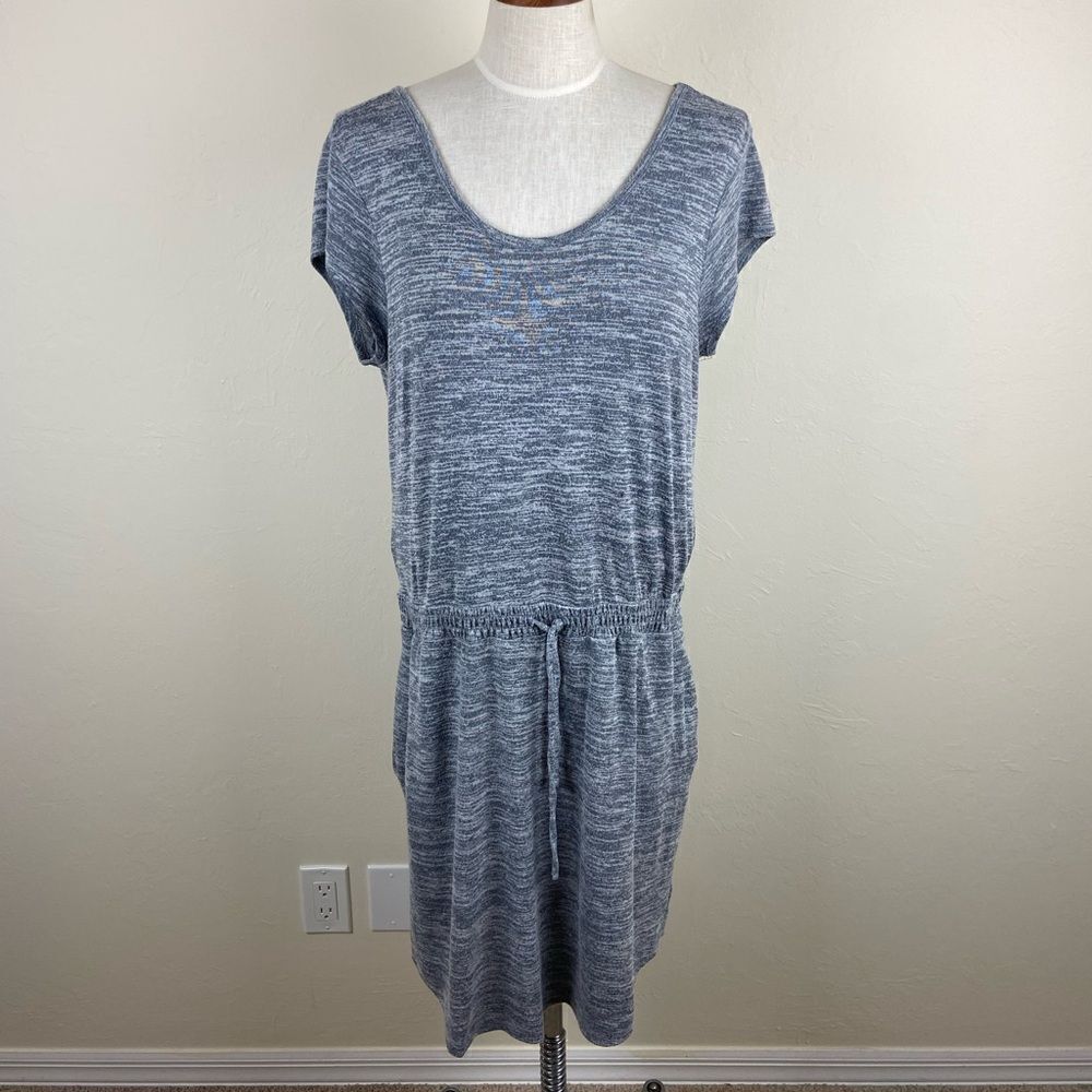 Athleta Waist-Tie Dress - Heathered Gray